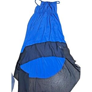 Mai Tai Sleeveless Dess Womens Medium M Blue